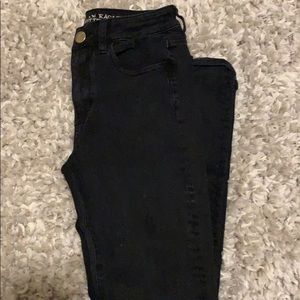 American Eagle High Waisted Black Jeans